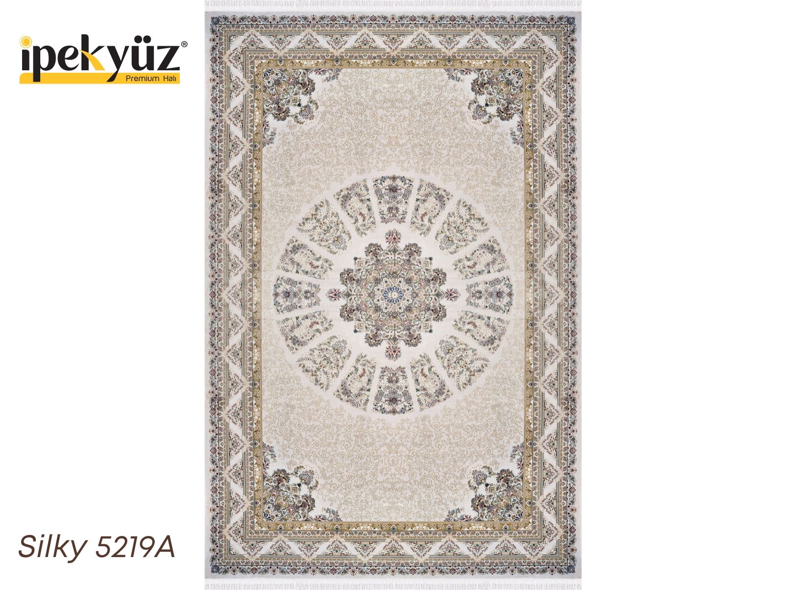 Silky 5219A İpeksi El Dokuma Şıklığı Lüks Salon Halısı