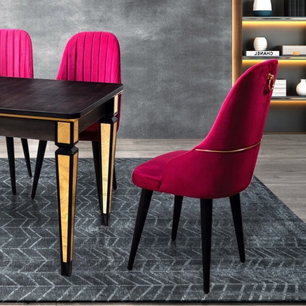 Şato Sandalye Yeni Model Gold Ve Gümüş Fitilli