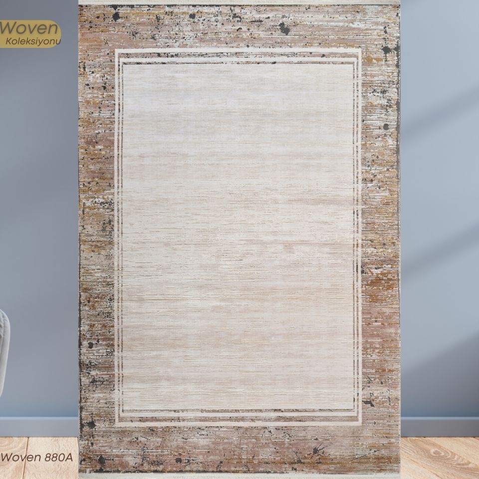 Woven Serisi 880A Premium Modern Salon Halısı