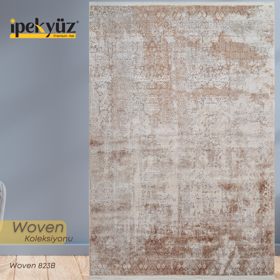 Woven Serisi 823B Premium Modern Salon Halısı